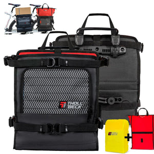 Der Alleskönner - 2in1 Fahrrad Shopper Tasche Transportbox für Gepäckträger