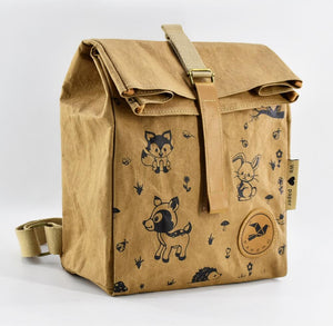 NEU PAPERO Rucksack COUGAR KIDS 8 L aus waschbarem Kraft Papier leicht, reißfest und wasserfest nachhaltig