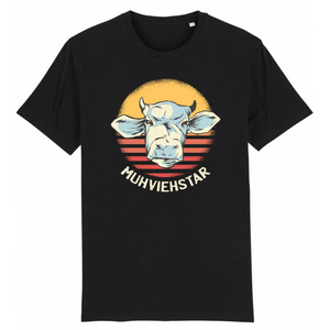 T-Shirt- BIO- MUHVIEHSTAR - Herren