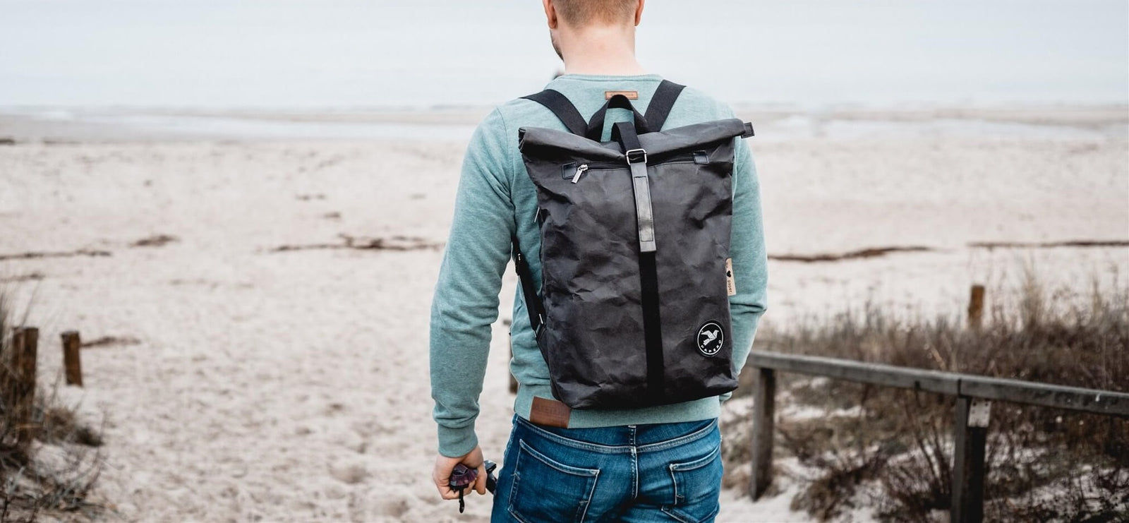 Papero Rucksack nachhaltig vegan schwarz