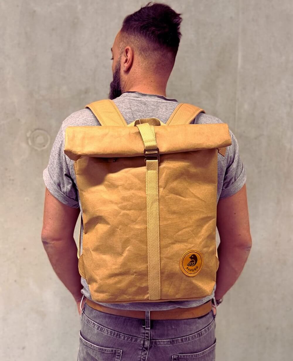 Die PREMIUMMARKE für Kraft Papier Papero nachhaltiger Rucksack fair ...