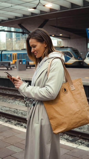 Papero Shopper en papier Kangoo Light, imperméable, épreuvant, durable