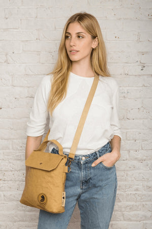 Papero Handtasche klein aus KraftPapier nachhaltig vegan