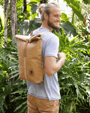 PAPERO Rucksack aus Papier COUGAR MINI 13L waschbar, reißfest, wasserfest, vegan, nachhaltig