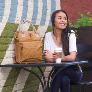 PAPERO Rucksack aus Papier LYNX 12 L Handtaschenrucksack 2 in 1, wasserfest, reißfest