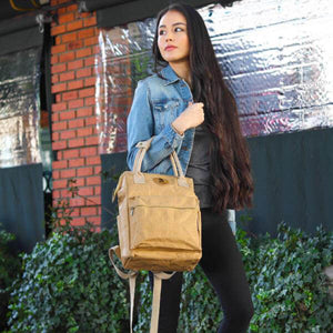 PAPERO Rucksack aus Papier LYNX 12 L Handtaschenrucksack 2 in 1, wasserfest, reißfest