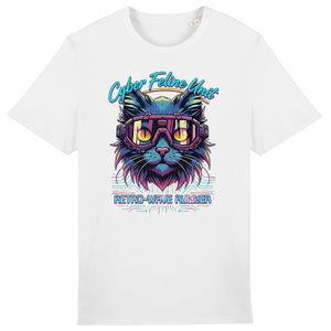 Camiseta - ORGANIC- Cyber Cat Retro - Hombre - front_0