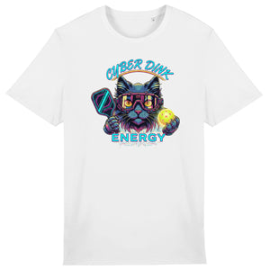 T-shirt - BIOLOGISCH - Cyber Cat Pickleball - Heren - front_1