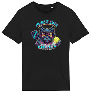T-shirt - BIOLOGISCH - Cyber Cat Pickleball - Heren - front_2
