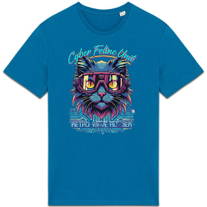Camiseta - ORGANIC- Cyber Cat Retro - Hombre - front_5