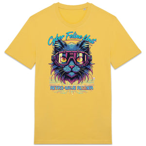 Camiseta - ORGANIC- Cyber Cat Retro - Hombre - front_6