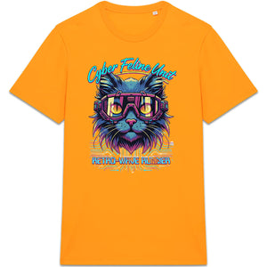Camiseta - ORGANIC- Cyber Cat Retro - Hombre - front_7