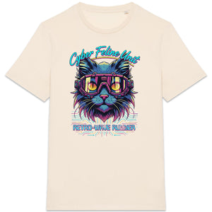 Camiseta - ORGANIC- Cyber Cat Retro - Hombre - front_9