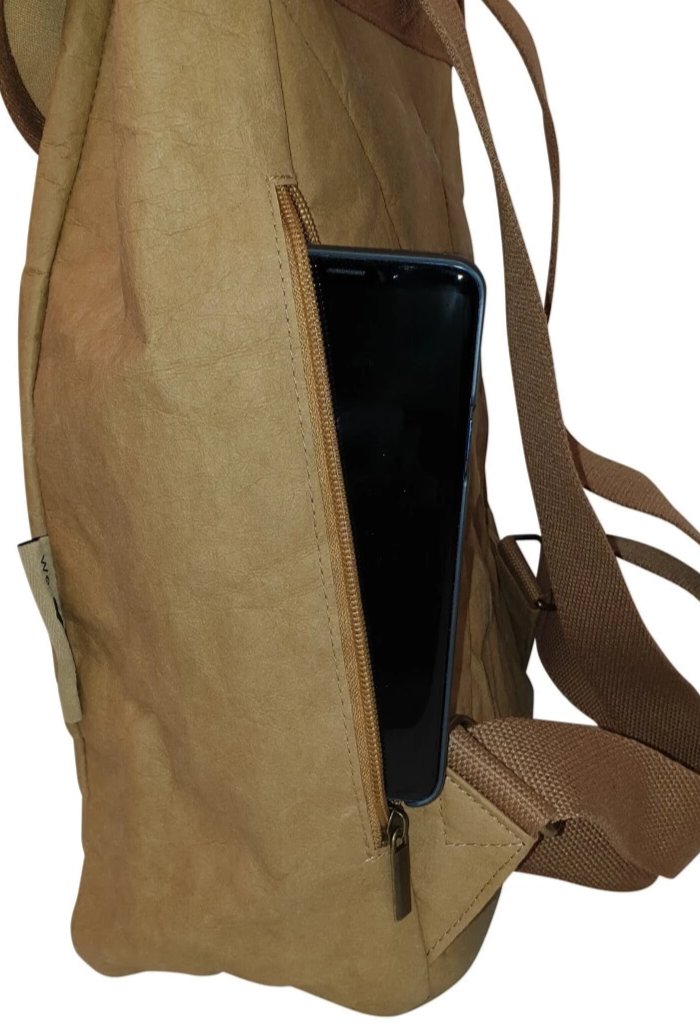 Papero Rucksack Rucksack Papier ♻ leicht, robust, wasserfest, veganes Leder nachhaltig ...
