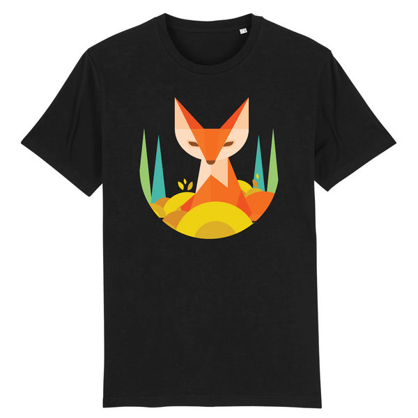 Papero T-SHIRT - BIO- Fox Geometric - HERREN