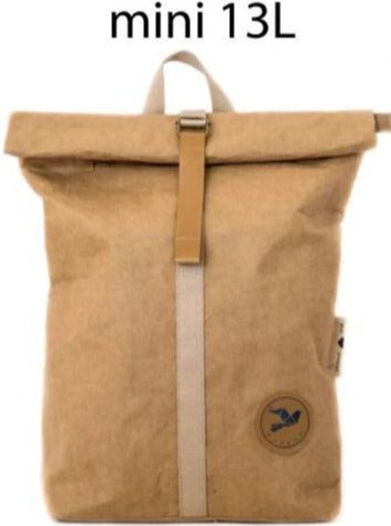 Papero Backpack gemaakt van papier Cougar Mini 13L wasbaar, traanbestendig, waterdicht, veganistisch, duurzaam