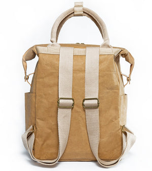 Papero backpack made of paper lynx 12 l handbasch backpack 2 in 1, waterproof, tearproof