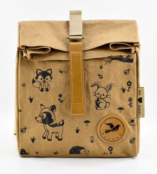 Papero NEU PAPERO Rucksack COUGAR KIDS 8 L aus waschbarem Kraft Papier leicht, reißfest und wasserfest nachhaltig