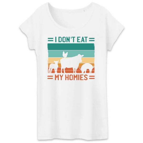 Papero T-SHIRT - BIO- I dont eat my homies - Damen