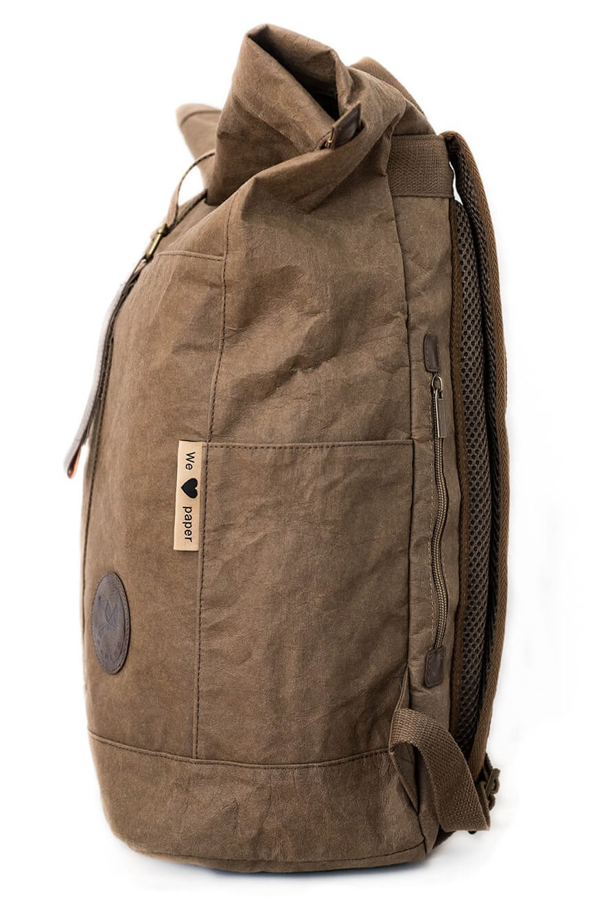 Neu Rucksack aus Papier ♻ | leicht, robust wasserfest nachhaltig vegan ...