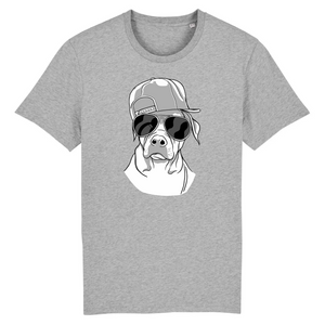 T-Shirt- BIO- COOL DOG- Herren