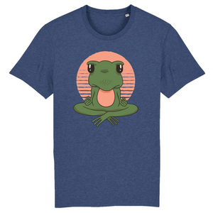 T-shirt Bio-Frog Yoga vintage heren