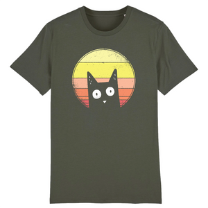 T-shirt Bio Cat Vintage Gentlemen
