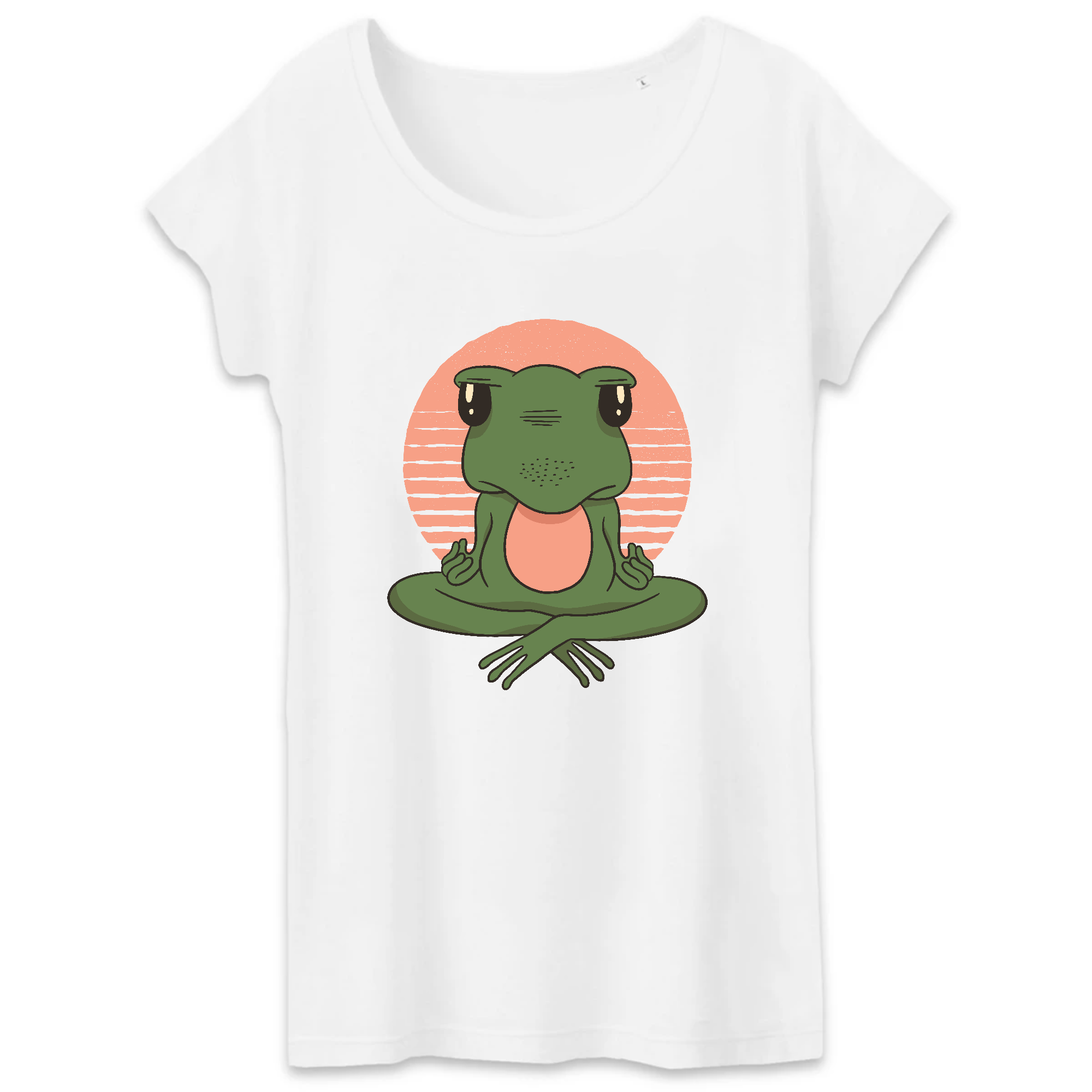 T-shirt Bio-Frog Yoga Vintage Signore